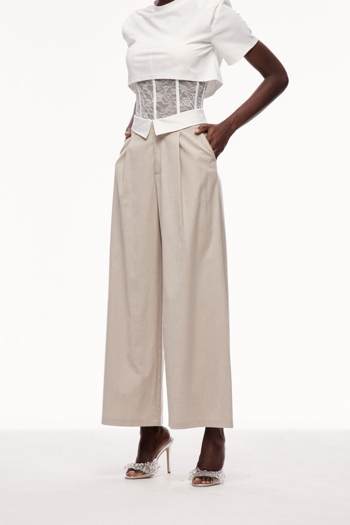 Shop  beautiful dress - Perfect for special occasions | Cerdic Lapel Deconstruct Pants