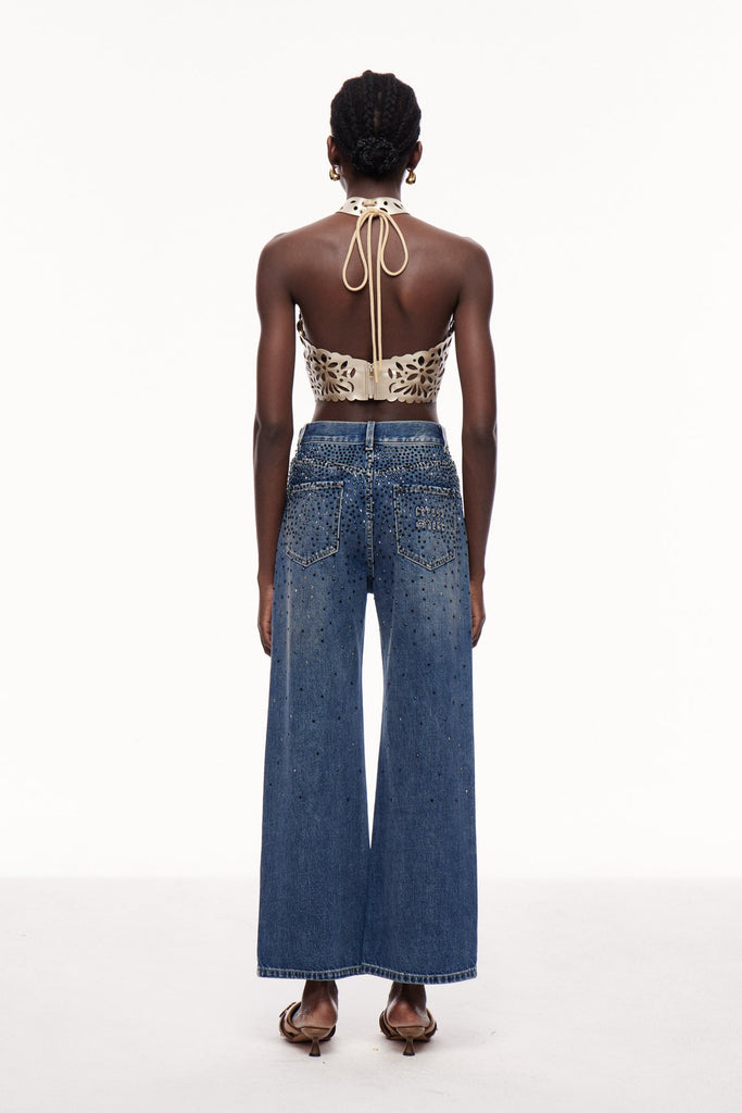 Stylish beautiful dress | Ceri Rhinestone Jeans - Ideal for special occasions