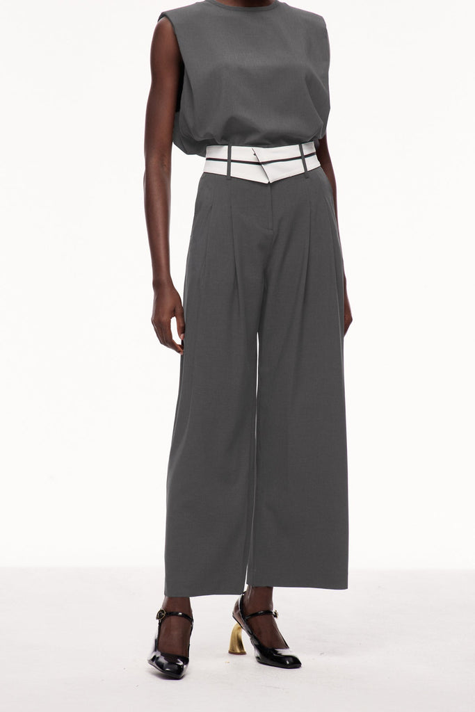 Cerise Lapel Deconstruct Pants - Stylish beautiful dress for special occasions | Buy Online