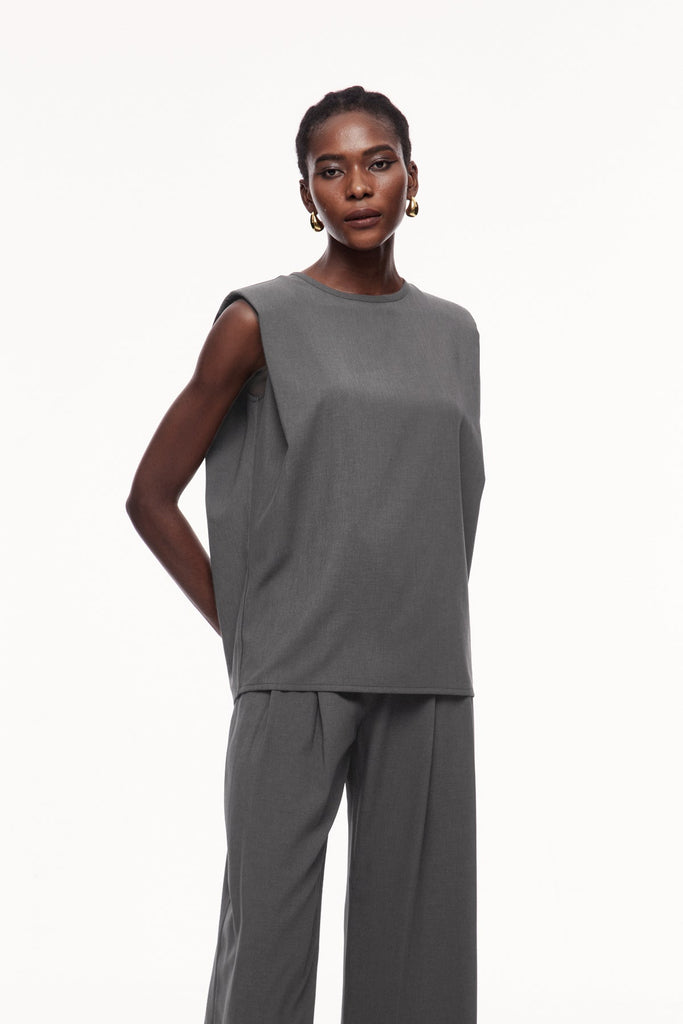 Stylish beautiful dress | Cerise Sleeveless Top - Ideal for special occasions