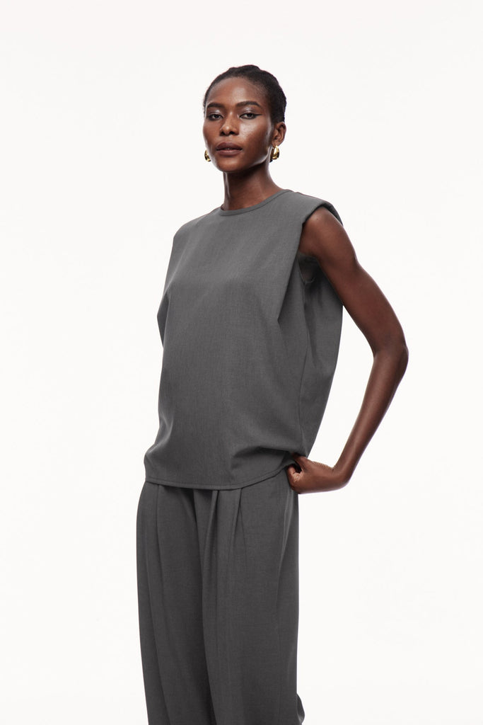 Stylish beautiful dress | Cerise Sleeveless Top - Ideal for special occasions