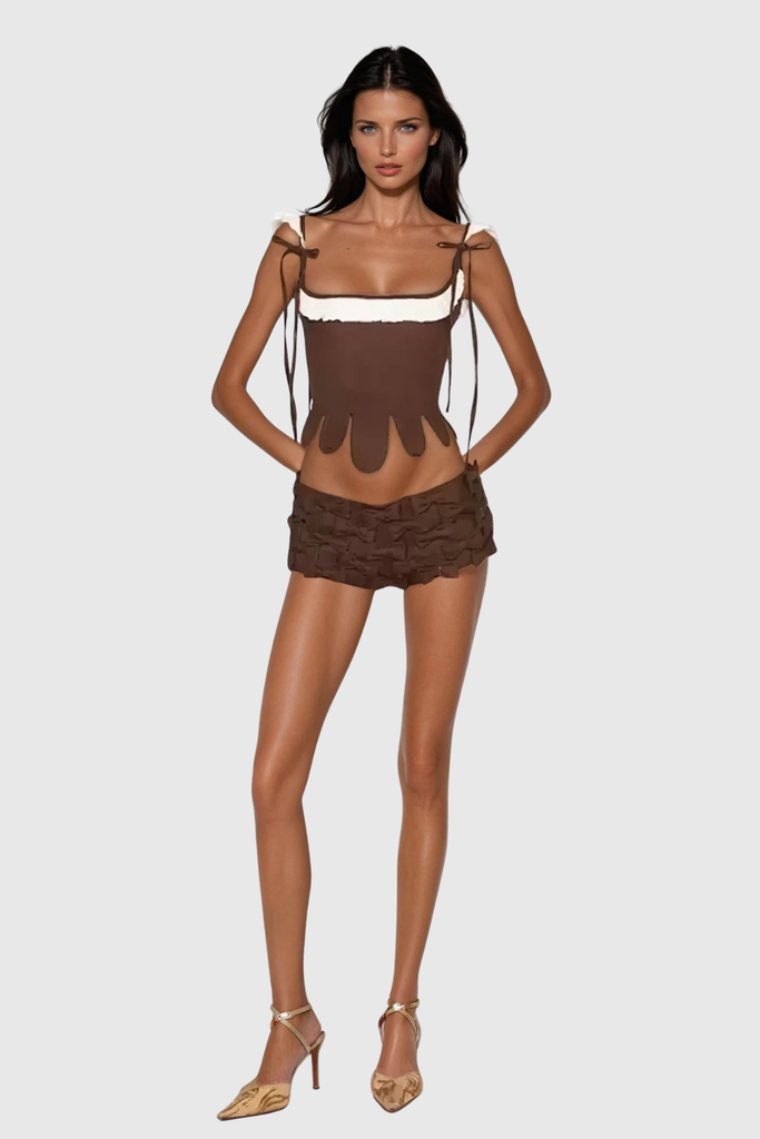 Chadwick Bow Low Rise Pants - Stylish beautiful dress for special occasions | Buy Online