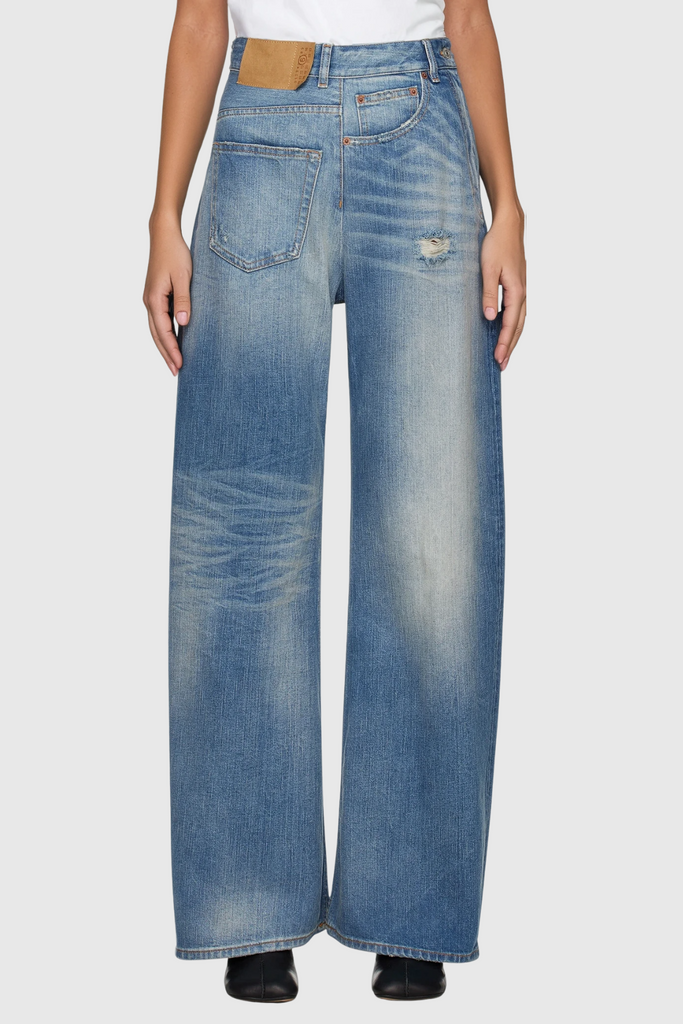 Shop  beautiful dress - Perfect for special occasions | Chaggai Cutout Torn Straight Jeans