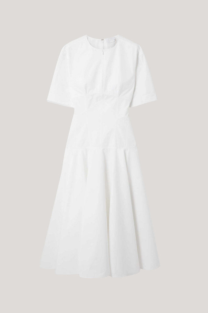 Shop  white dress - Perfect for special occasions | Chalice Deconstruct Ruffle Midi Dress In White