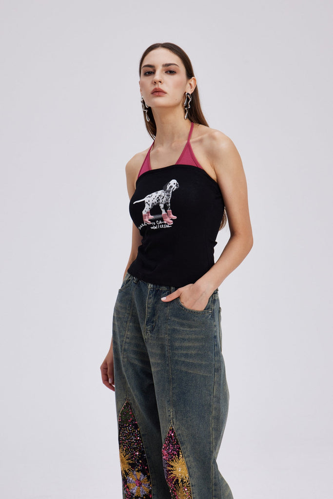 Stylish beautiful dress | Charlemagne Halter Neck Bodycon Top - Ideal for special occasions