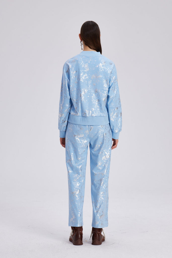 Stylish beautiful dress | Chavaqquq Metallic Print Pants Set - Ideal for special occasions