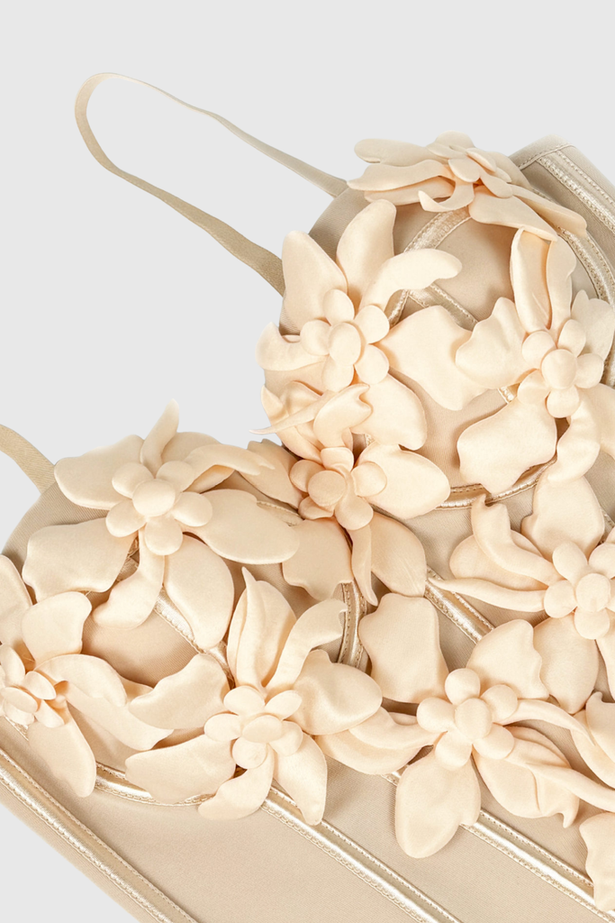 Stylish beautiful dress | Chibueze Flower Corset Spaghetti Top - Ideal for special occasions