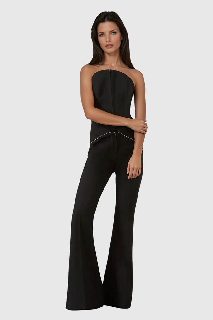 Shop  beautiful dress - Perfect for special occasions | Chibuike Lapel Bootcut Pants