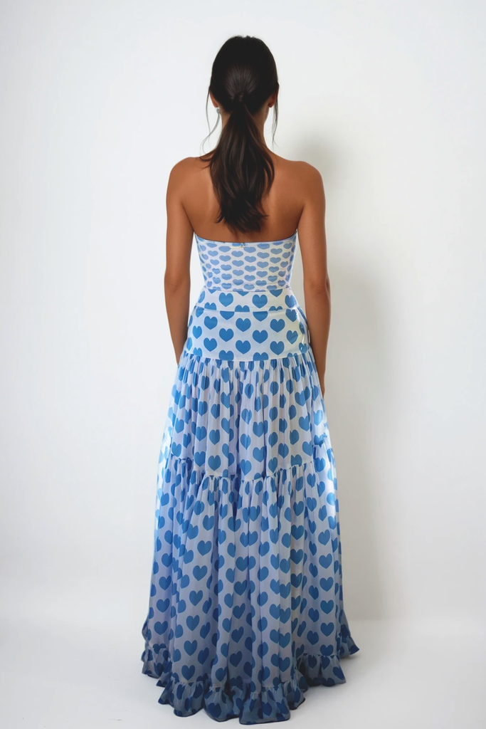 Shop  beautiful dress - Perfect for special occasions | Chica Heart Sleeveless Ruffle Swimwear