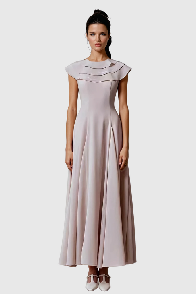 Chidiebele Ruffle Sleeveless Maxi Dress - Stylish beautiful dress for special occasions | Buy Online