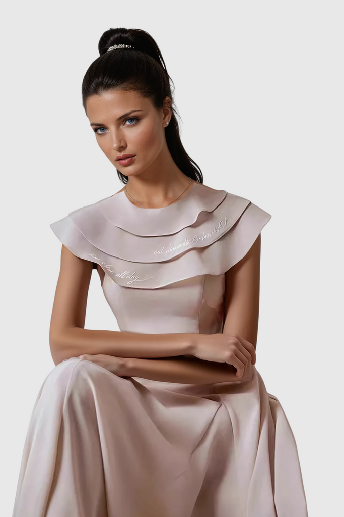 Shop  beautiful dress - Perfect for special occasions | Chidiebele Ruffle Sleeveless Maxi Dress