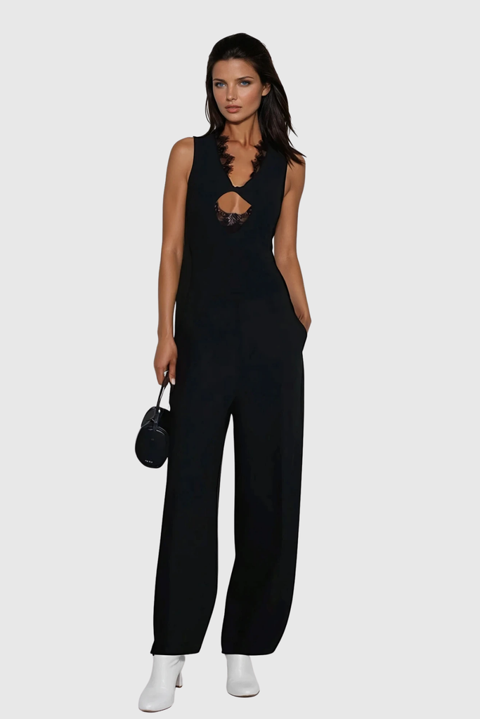 Shop  beautiful dress - Perfect for special occasions | Chidike Lace Cutout Sleeveless Top