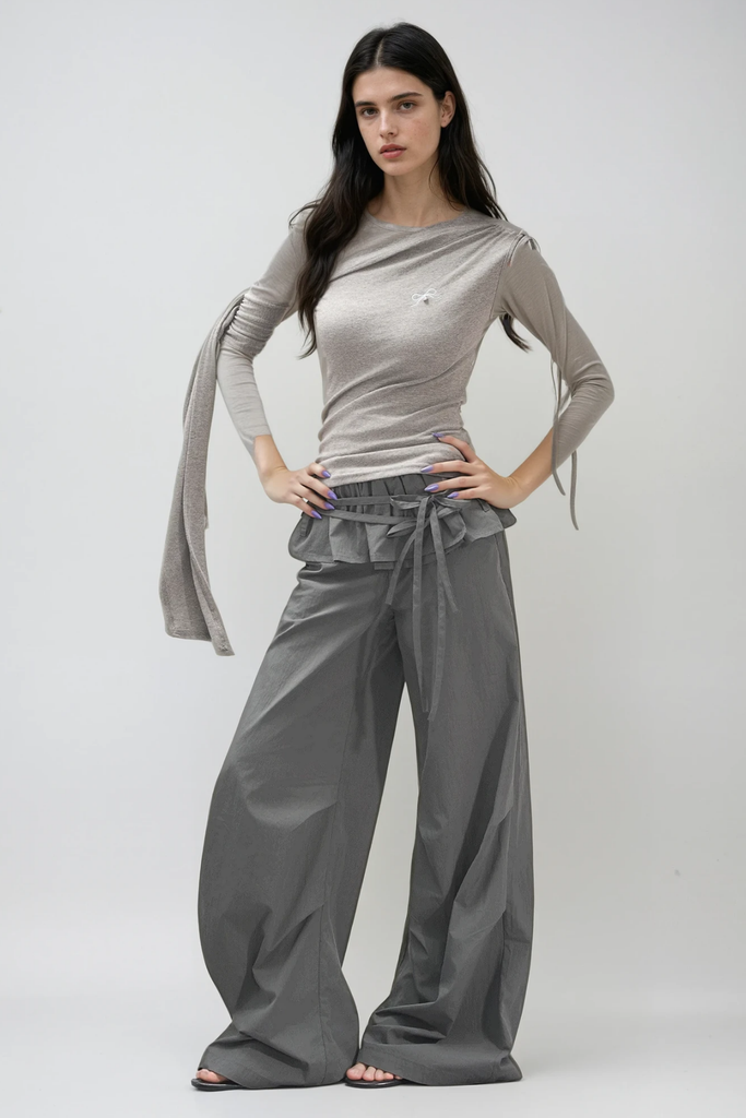 Chingis Deconstruct Ruffle Pants - Stylish beautiful dress for special occasions | Buy Online