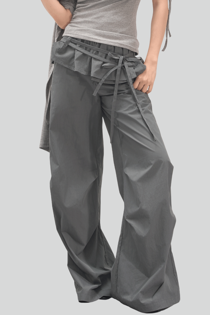 Stylish beautiful dress | Chingis Deconstruct Ruffle Pants - Ideal for special occasions