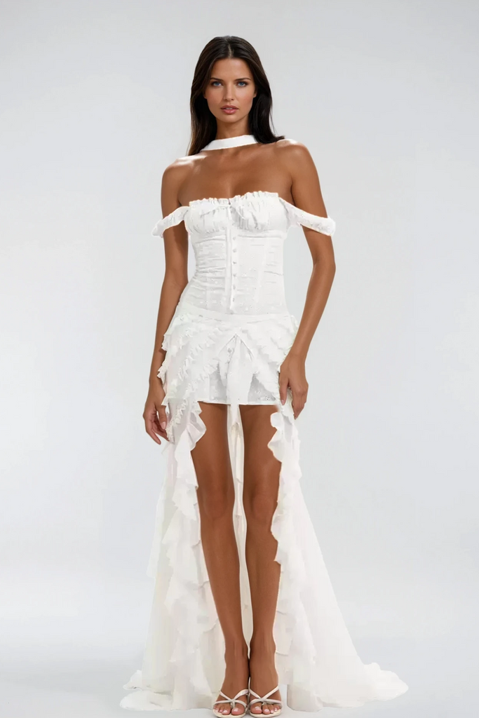 Shop  beautiful dress - Perfect for special occasions | Chinwendu Sleeveless Ruffle Mini Dress