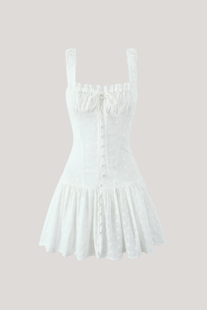 Chinwendu Sleeveless Ruffle Mini Dress - Stylish beautiful dress for special occasions | Buy Online