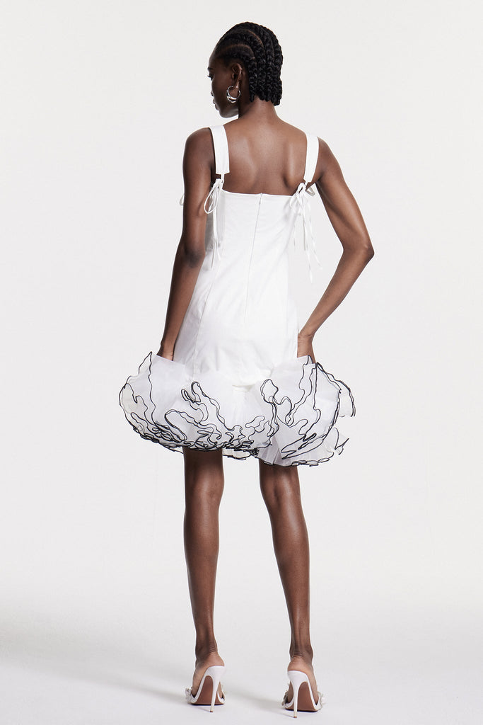 Chipo Ruffle Sleeveless Mini Dress - Stylish beautiful dress for special occasions | Buy Online