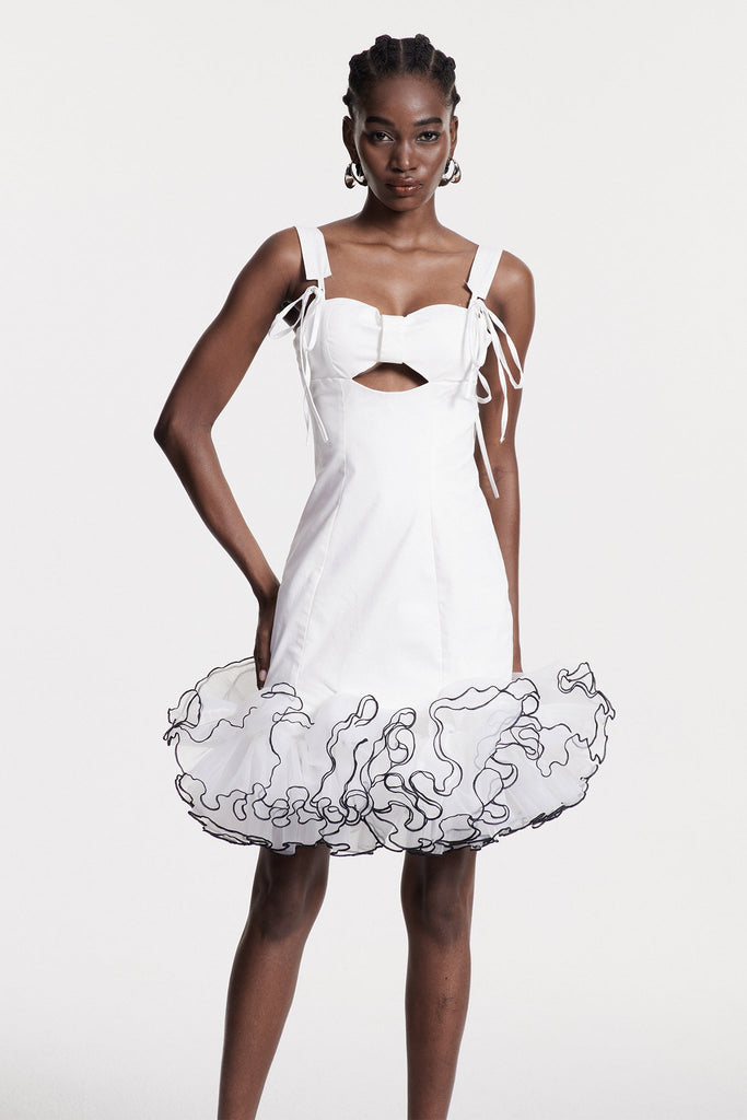 Stylish beautiful dress | Chipo Ruffle Sleeveless Mini Dress - Ideal for special occasions