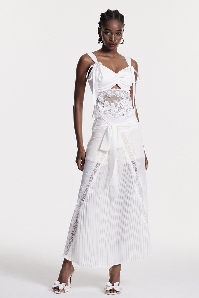 Chirag Lace Deconstruct Maxi Dress - Stylish beautiful dress for special occasions | Buy Online