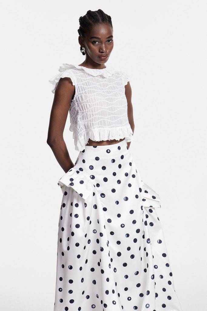 Stylish beautiful dress | Chiranjivi Ruch Cutout Top - Ideal for special occasions