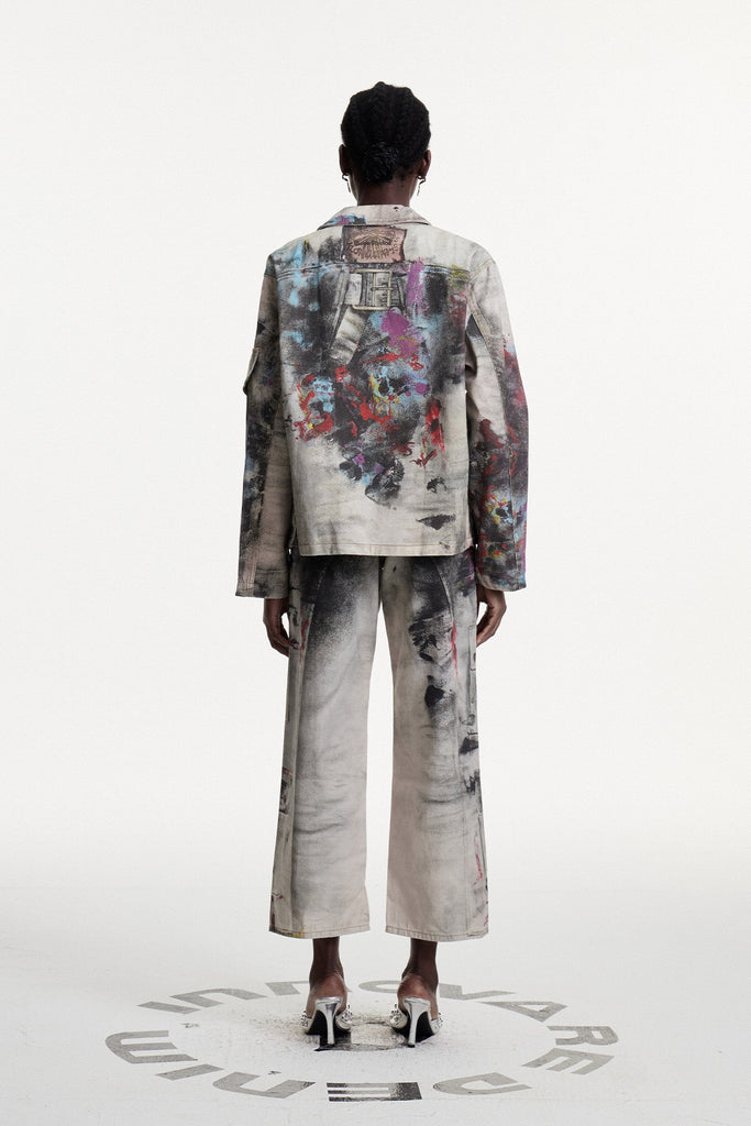 Stylish beautiful dress | Chisomo Print Graffiti Jacket - Ideal for special occasions