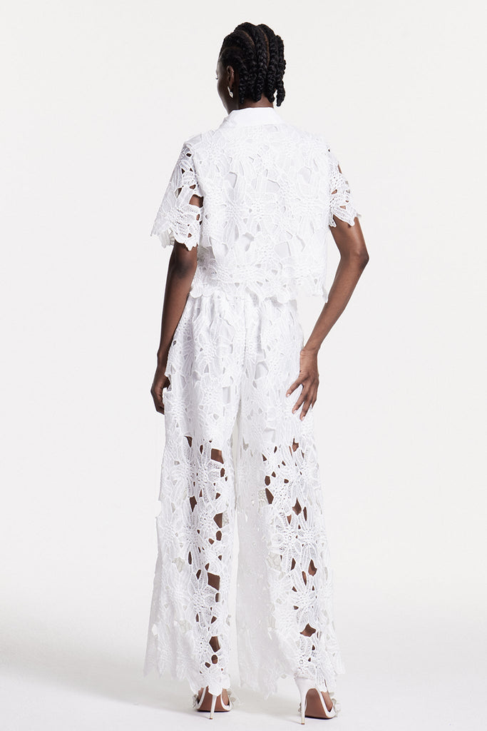 Chita Flower Cutout Pants Set - Stylish beautiful dress for special occasions | Buy Online