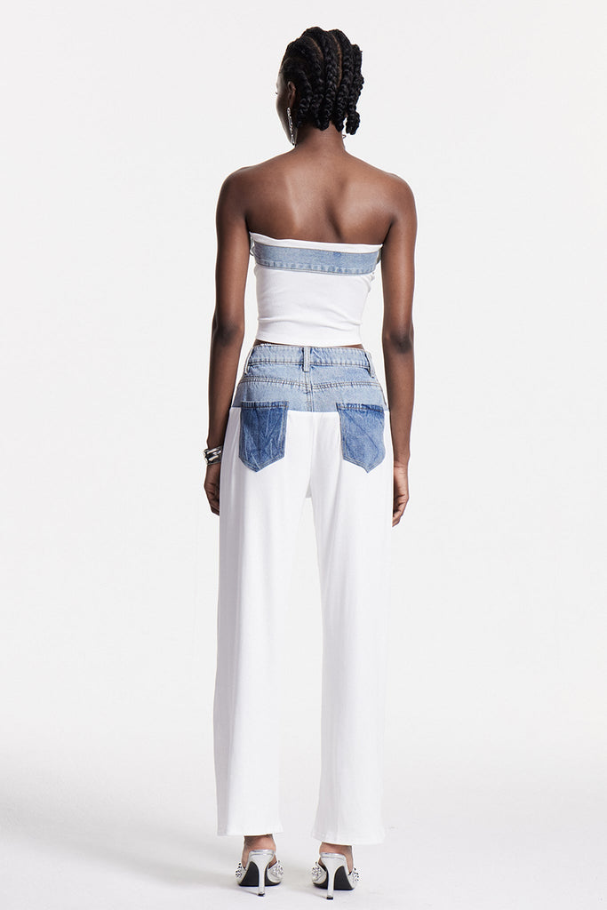 Shop  beautiful dress - Perfect for special occasions | Chiyembekezo Strapless Knit Pants Set