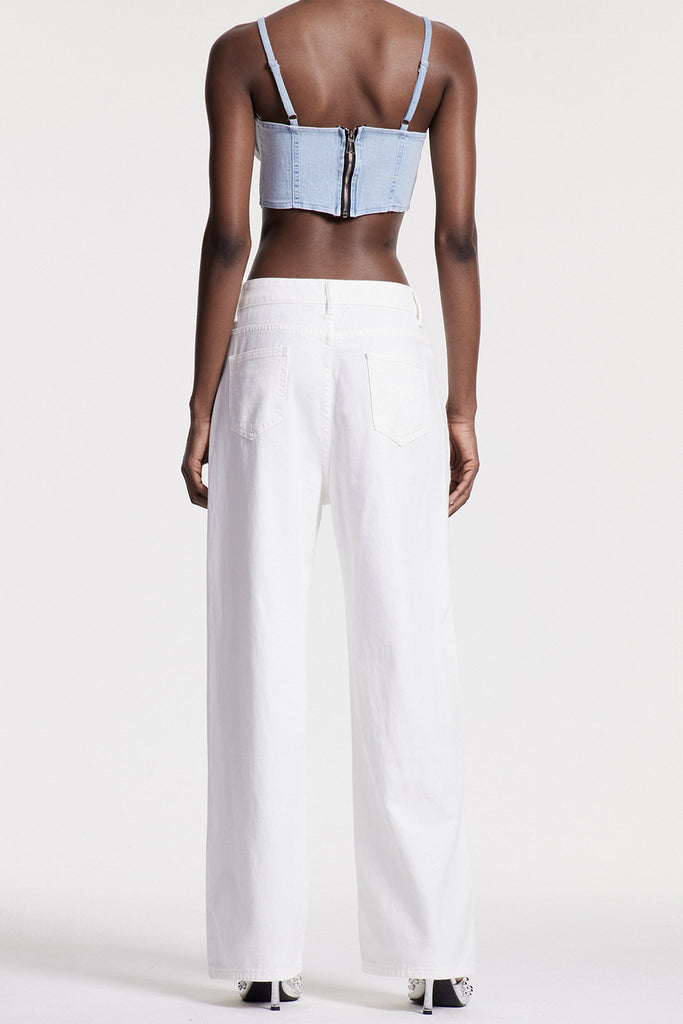 Stylish beautiful dress | Chiyo Lace Ripped Jeans - Ideal for special occasions