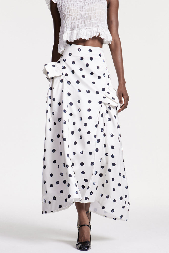 Shop  beautiful maxi - Perfect for special occasions | Chizoba Ruch Dot Maxi Skirt