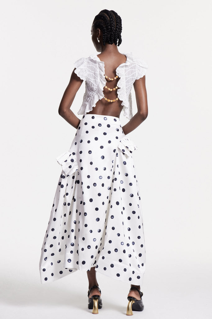 Shop  beautiful maxi - Perfect for special occasions | Chizoba Ruch Dot Maxi Skirt