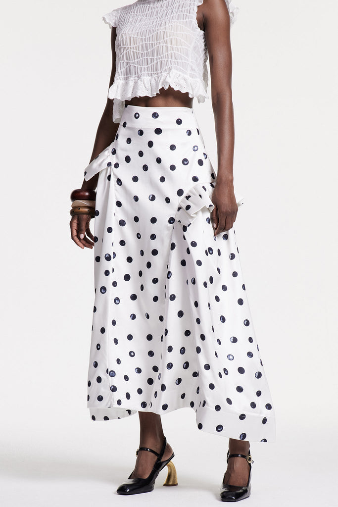 Shop  beautiful maxi - Perfect for special occasions | Chizoba Ruch Dot Maxi Skirt