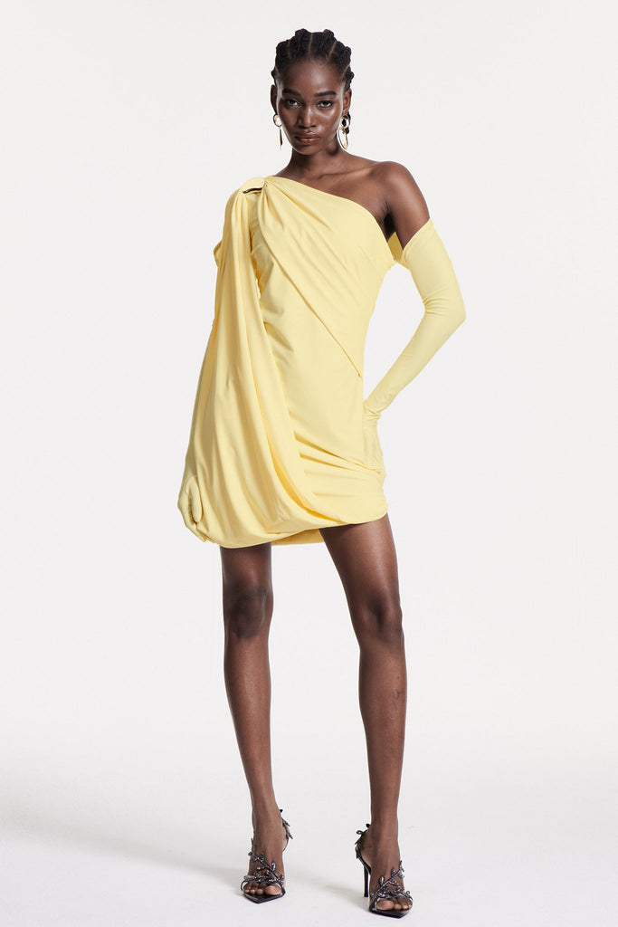 Shop  beautiful dress - Perfect for special occasions | Chlodechilda Shawl Asymmetric Mini Dress