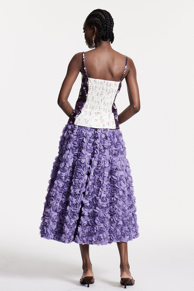 Chlodomer Flower Maxi Skirt - Stylish beautiful maxi for special occasions | Buy Online