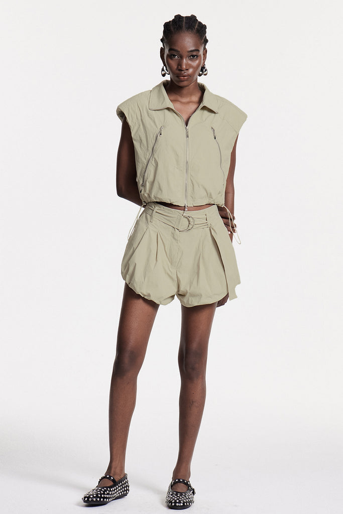 Chodesh Drawstring Sleeveless Top - Stylish beautiful dress for special occasions | Buy Online