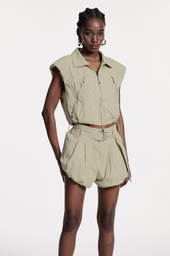 Stylish beautiful dress | Chodesh Drawstring Sleeveless Top - Ideal for special occasions