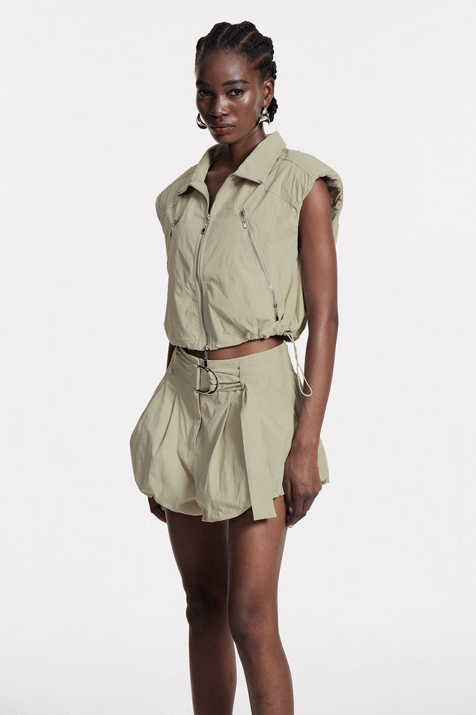 Stylish beautiful dress | Chodesh Drawstring Sleeveless Top - Ideal for special occasions