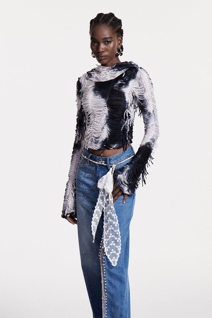 Shop  beautiful dress - Perfect for special occasions | Christabelle Cutout Tie Dye Top