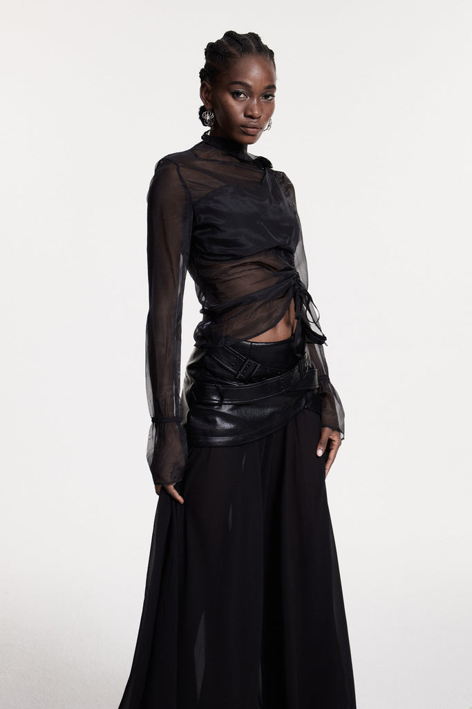 Shop  beautiful dress - Perfect for special occasions | Christie Mesh Asymmetric Top