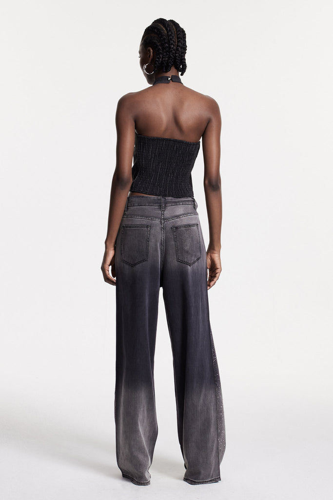 Stylish beautiful dress | Christin Pearl Halter Neck Top - Ideal for special occasions