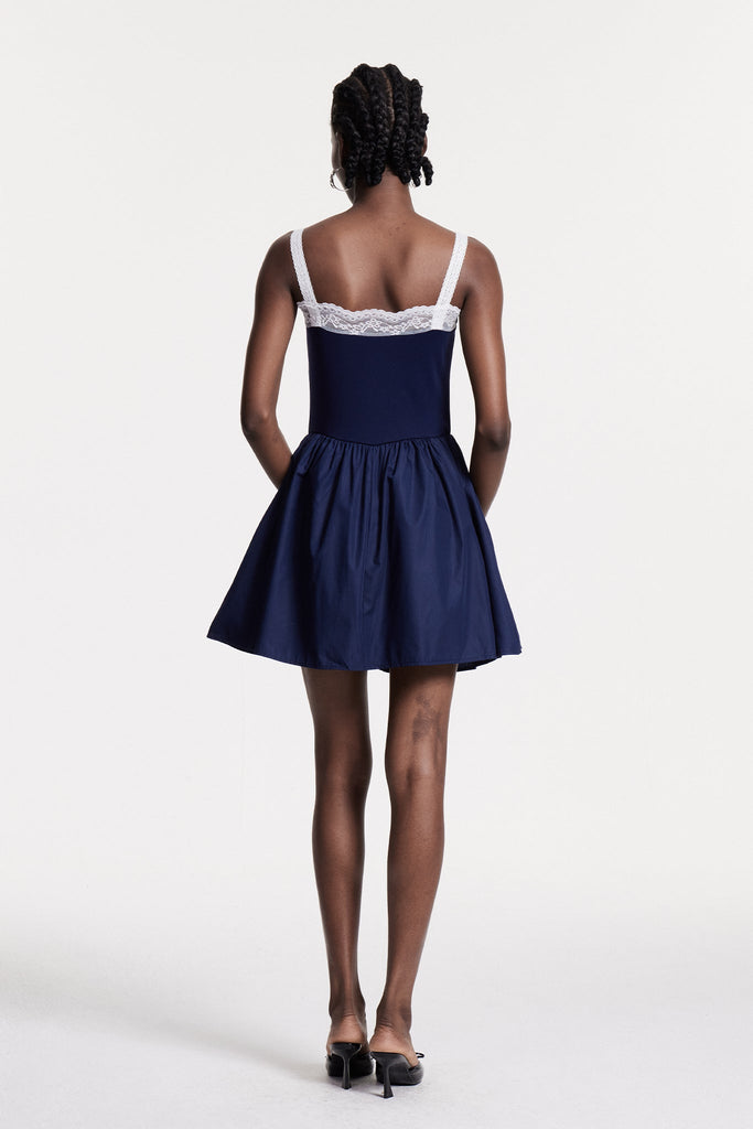 Christodoulos Lace Sleeveless Mini Dress - Stylish beautiful dress for special occasions | Buy Online