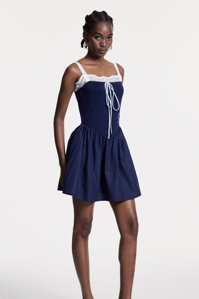 Stylish beautiful dress | Christodoulos Lace Sleeveless Mini Dress - Ideal for special occasions