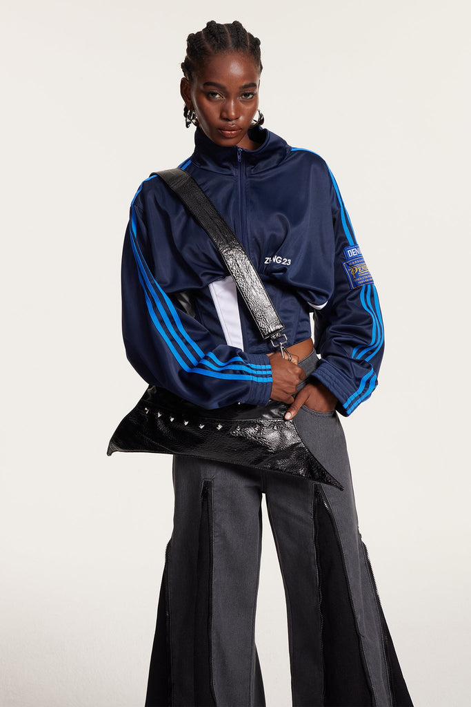 Christof Embellished Leather Bag - Stylish beautiful dress for special occasions | Buy Online