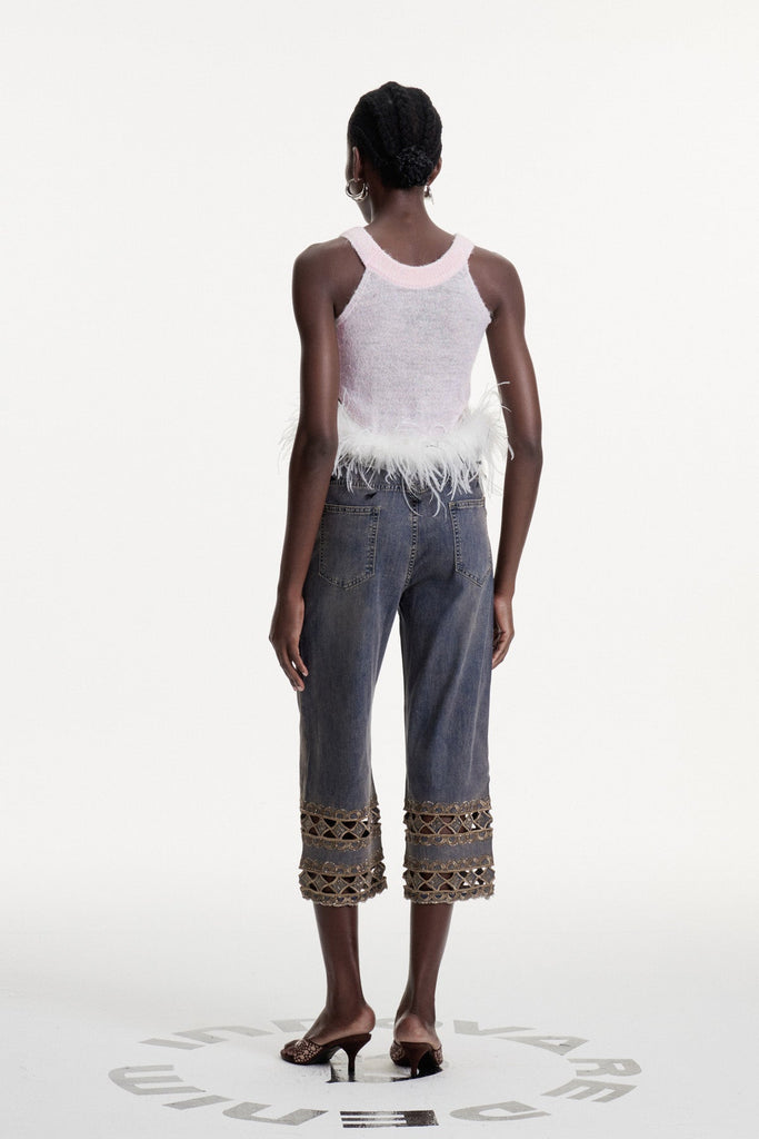 Shop  beautiful dress - Perfect for special occasions | Christoffer Sleeveless Faux Fur Top