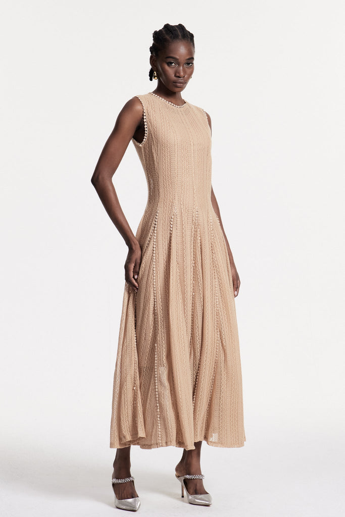 Christy Ruch Sleeveless Maxi Dress - Stylish beautiful dress for special occasions | Buy Online