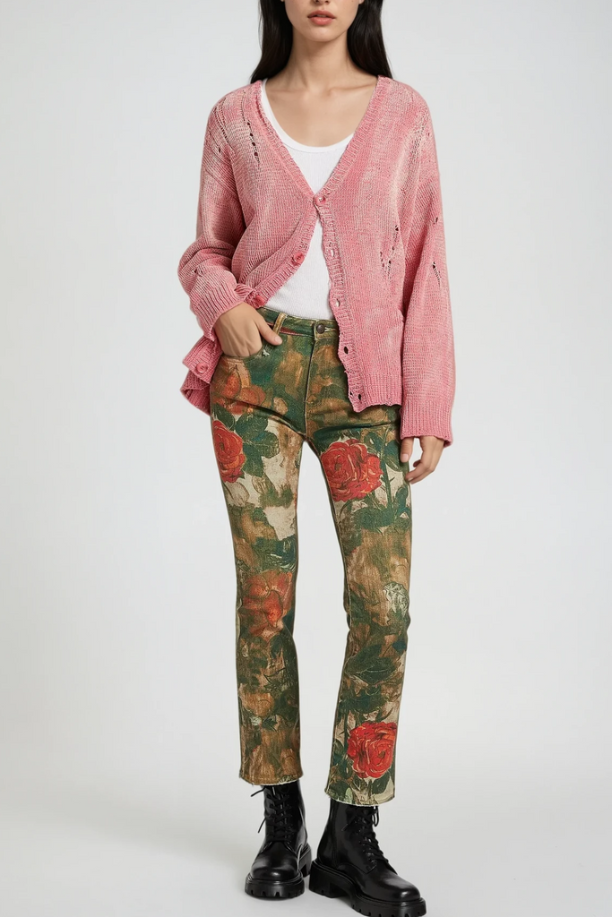 Shop  beautiful dress - Perfect for special occasions | Chrodechildis Floral Skinny Jeans