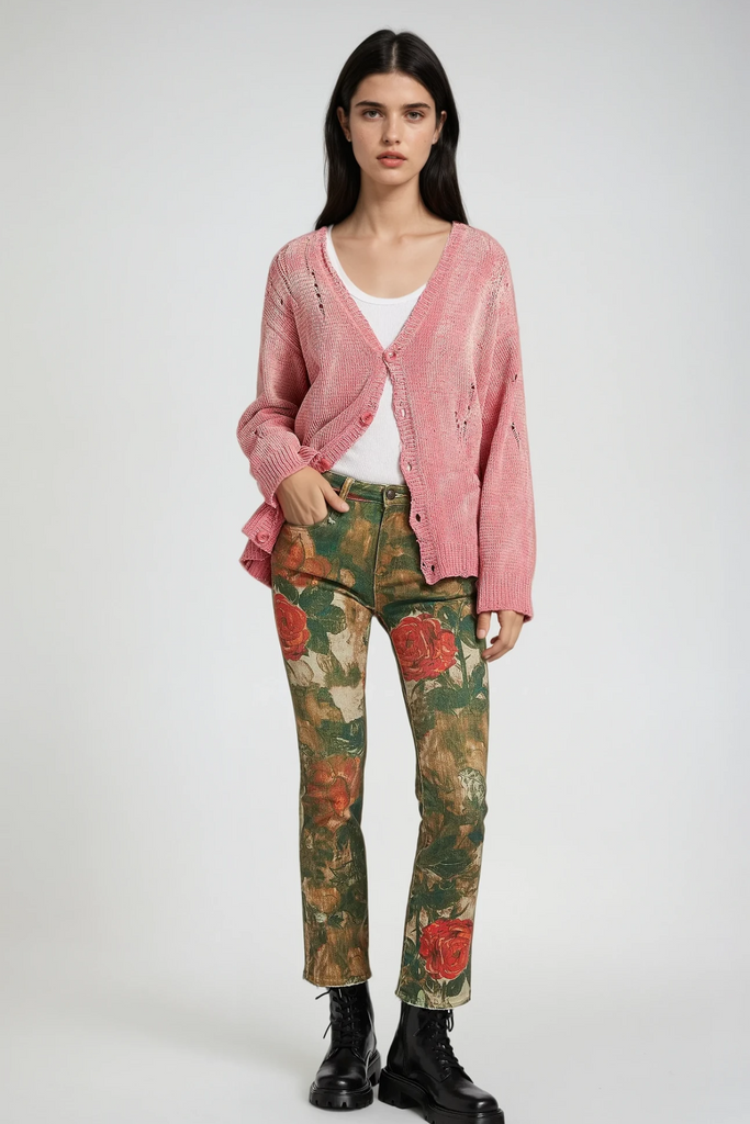 Shop  beautiful dress - Perfect for special occasions | Chrodechildis Floral Skinny Jeans