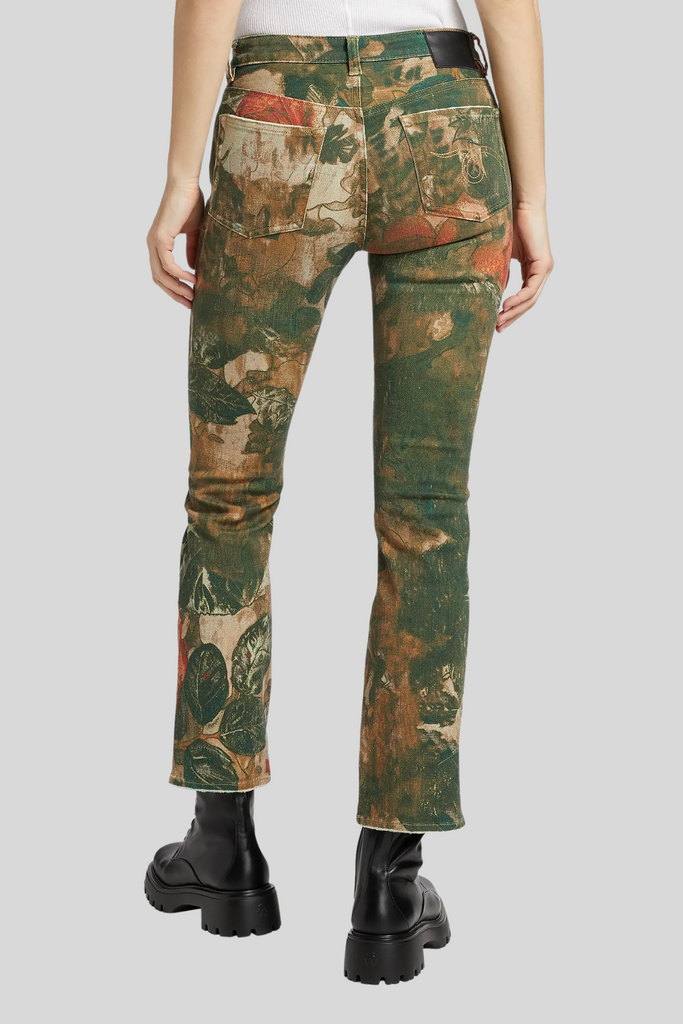 Chrodechildis Floral Skinny Jeans - Stylish beautiful dress for special occasions | Buy Online