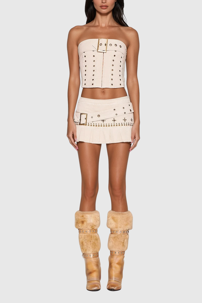 Shop  beautiful dress - Perfect for special occasions | Ciannait Embellished Buckle Skirt Set