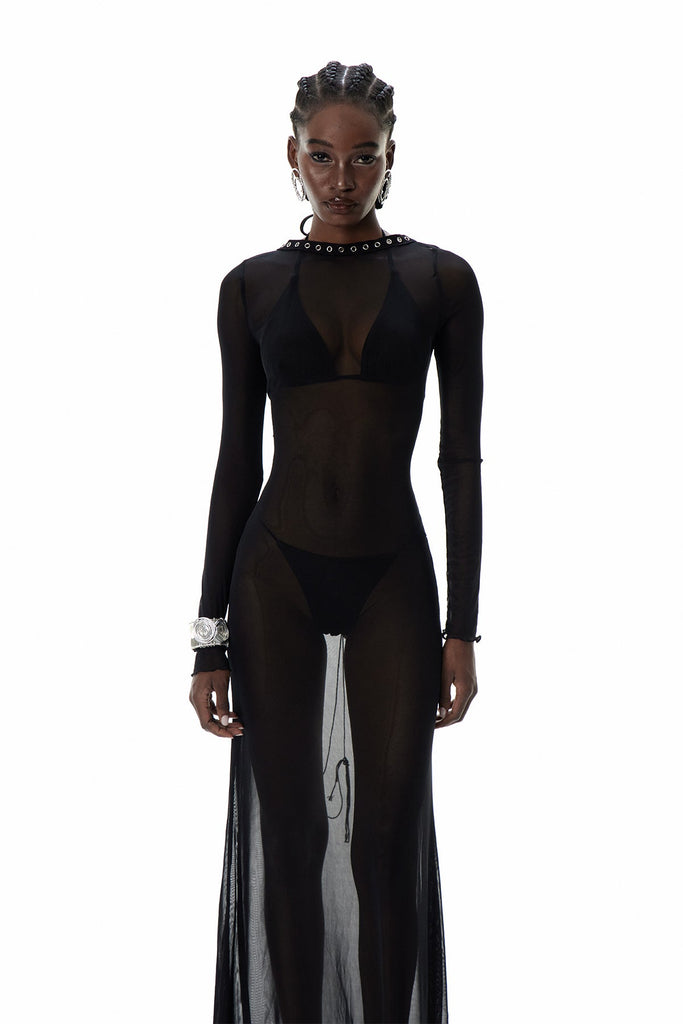 Cierra Backless Lace Up Maxi Dress - Stylish beautiful dress for special occasions | Buy Online