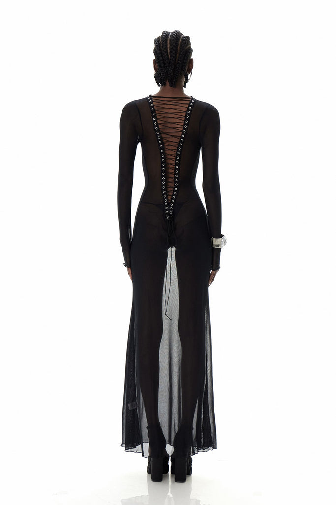 Stylish beautiful dress | Cierra Backless Lace Up Maxi Dress - Ideal for special occasions